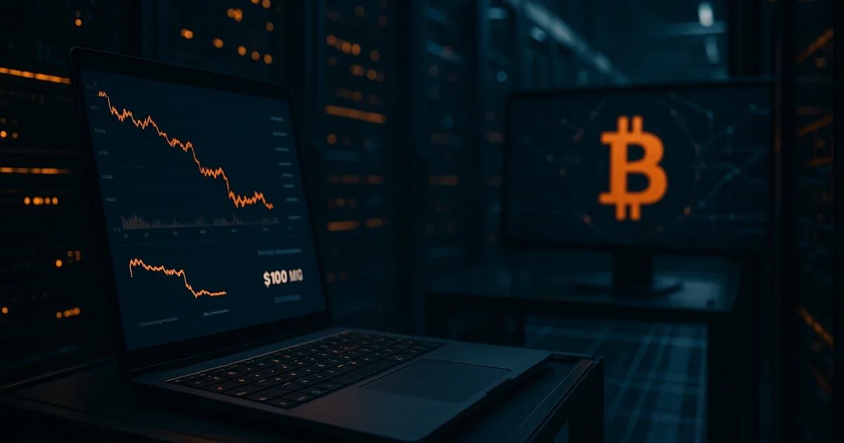 A Bitcoin árfolyama 64,000 dollár alá csökkent, 100 millió dollár liquidálódott