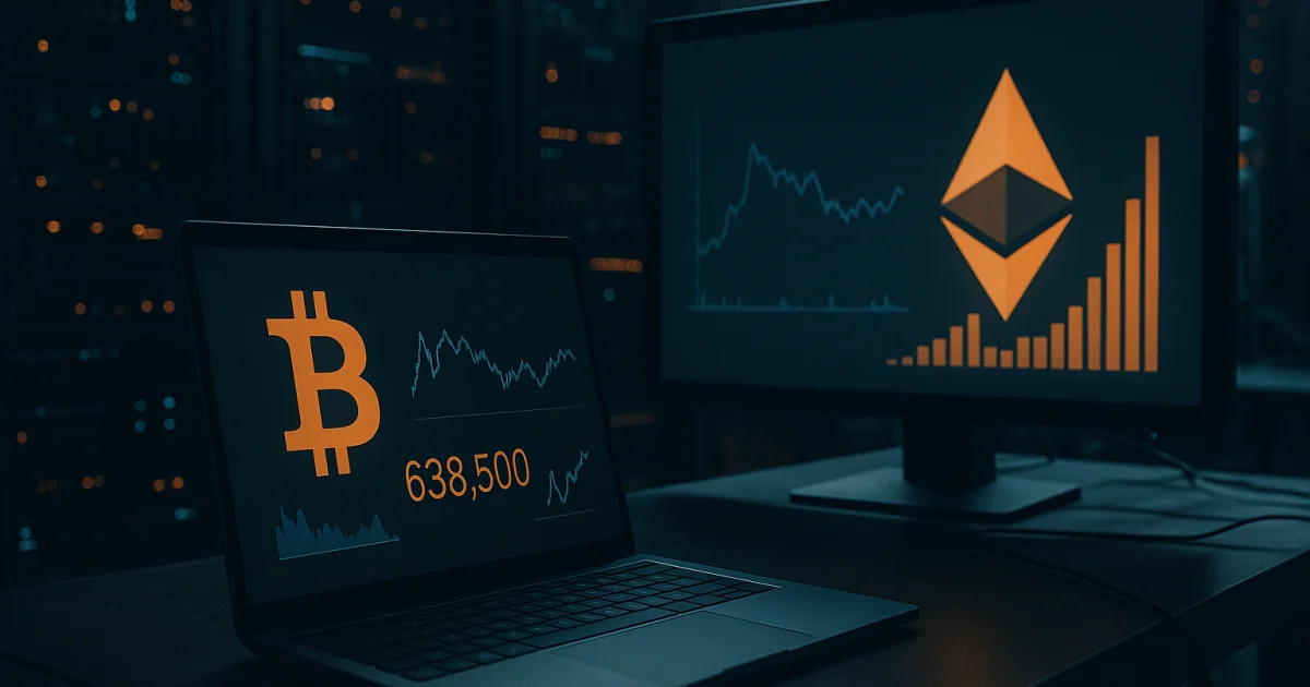 Bitcoin árfolyama 63,500 USD közelében, Ethereum staking rekord