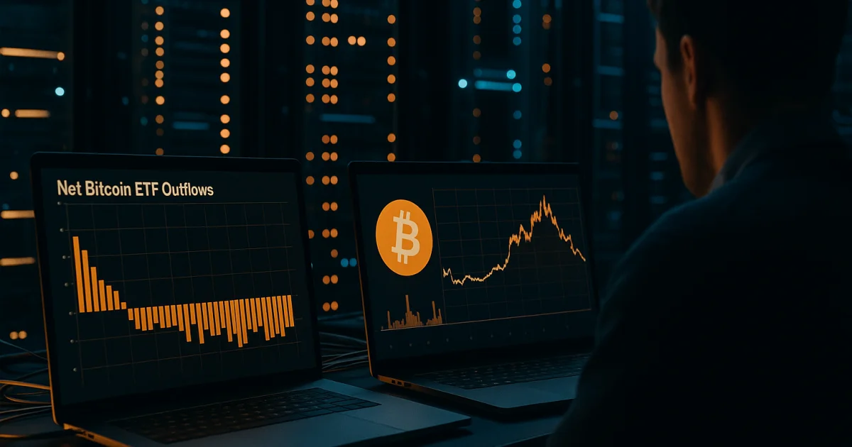 A Bitcoin ETF-ek nettó kiáramlása és a jövőbeli árfolyam kilátások