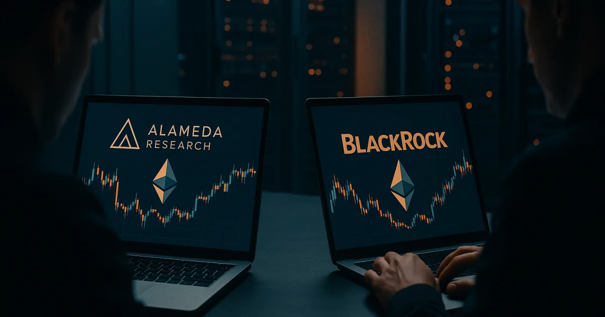 Alameda Research és BlackRock mozgásai az Ethereum piacon