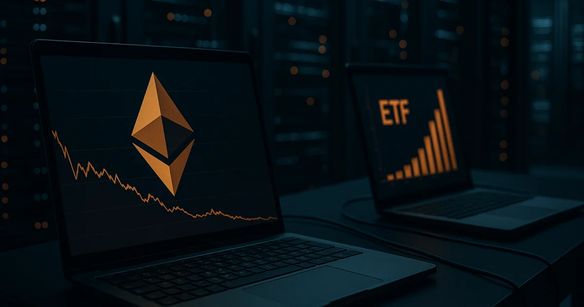 Ethereum tőzsdei készlete rekordalacsony szinten, miközben ETF beáramlások növekednek