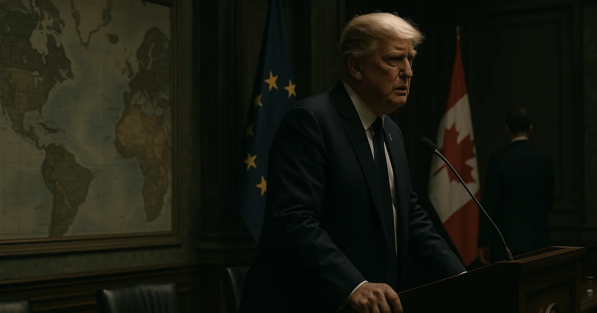 Trump fenyegetése: Megszakítja a kereskedelmet Európával, ha Kanada csatlakozik az EU-hoz